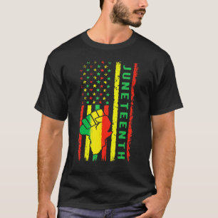 T-shirt Junetten Free Ish depuis 1865 Carte Africaine Blac
