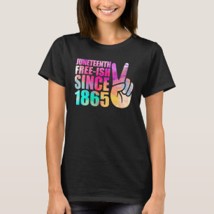 T-shirt Junetten Free Ish Femmes Hommes Enfant Paix Free1