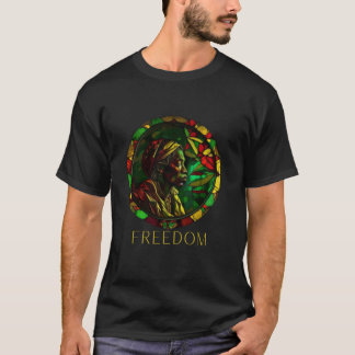 T-shirt Junetten, histoire africaine, amérique africaine