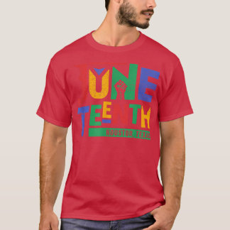 T-shirt Junetten Houston Teas African Freedom Black Hist