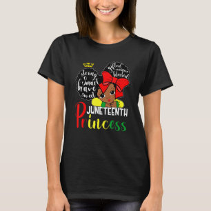 T-shirt Junetten Princess Black Girls Afro American