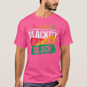 T-shirt JunetXVII Je suis Noir tous les jours Mais aujourd