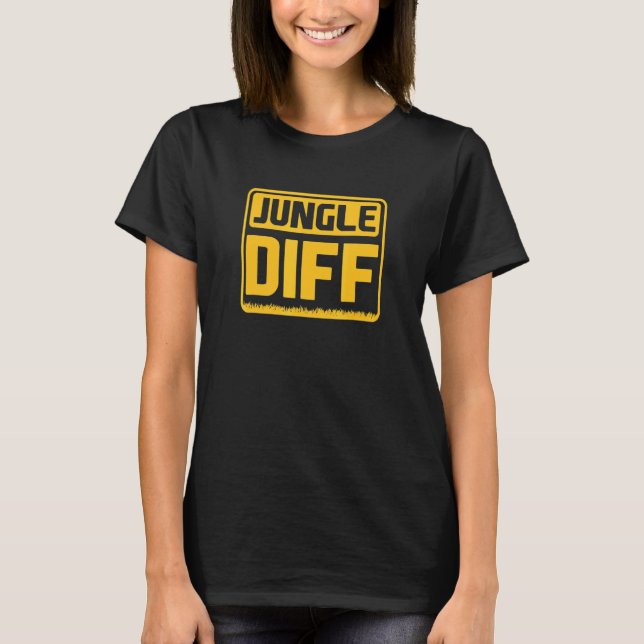 T-shirt Jungle Diff Gaming Gamer Gamer Nerd Geek (Devant)