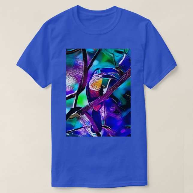 T-shirt Jungle tropicale Tucan Toucan (Design devant)