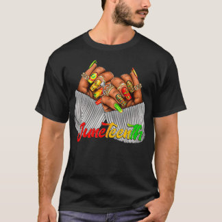 T-shirt Junior Nails Femme noire Africaine Américaine Noir