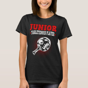 T-shirt Junior Table De ping-pong Players De Tennis