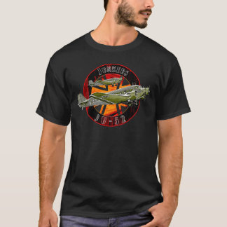 T-shirt Junkers JU-52 Luftwaffe Aéronefs Vintages