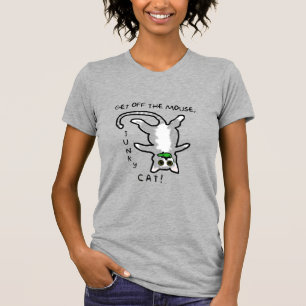 T-shirt Junky Cat - Descends de la souris ! -T-shirt