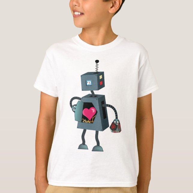 T-shirt Junkybot de l'enfant (Devant)