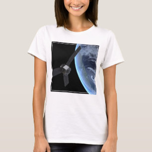T-shirt Juno Spacecraft Pendant Son Vol Sur Terre