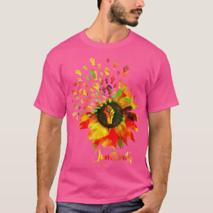 T-shirt Junten Tournesol Premier Histoire Noire Aam Africa