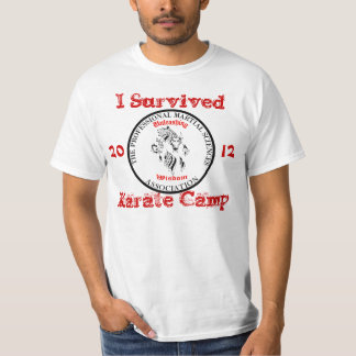 T-shirt Jupe de camp de karaté 2012 J'AI SURVÉCU