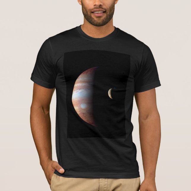 T-shirt Jupiter Géant Gaz Planète & Io Galilée Lune (Devant)