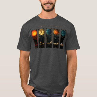 T-shirt Jupiter Moons Exploration spatiale Cosmos Planet A
