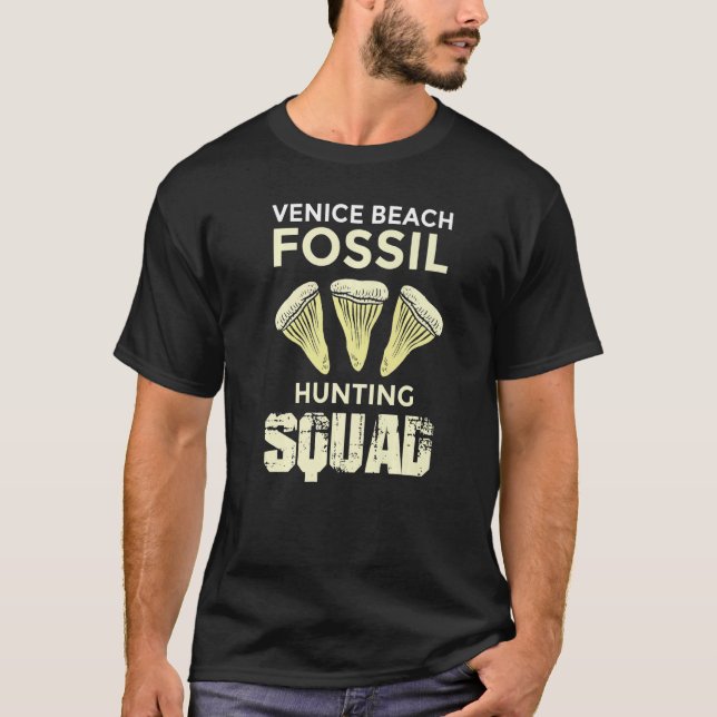 T-shirt Jurassic Fossil digging World  Venice Hunting Squa (Devant)