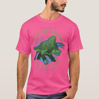 T-shirt Jurassic World Camp Crétacé Bienvenue Tricératops