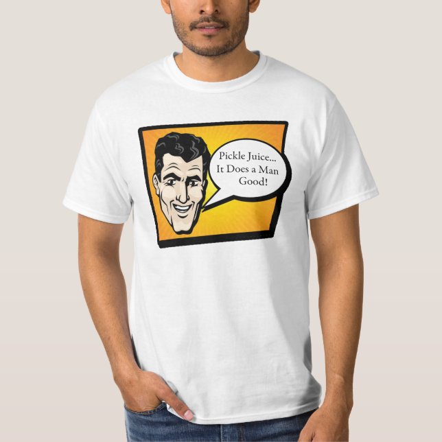 T-shirt Jus de conserves au vinaigre il fait homme d'AM (Devant)
