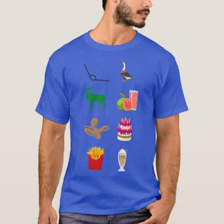 T-shirt Jus de goyave d'oie verte d'orignal