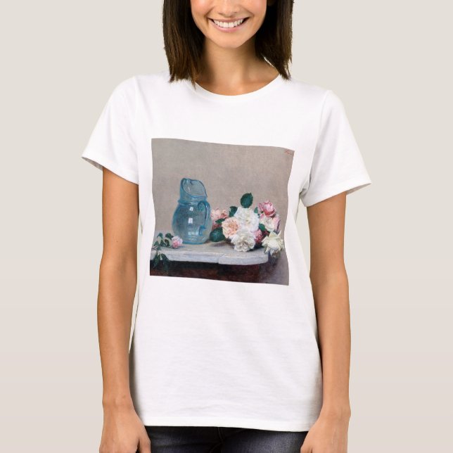 T-shirt Jus de rose et de verre, Henri Fantin-Latour (Devant)