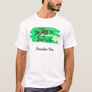 T-shirt Jus detox bouclier vert