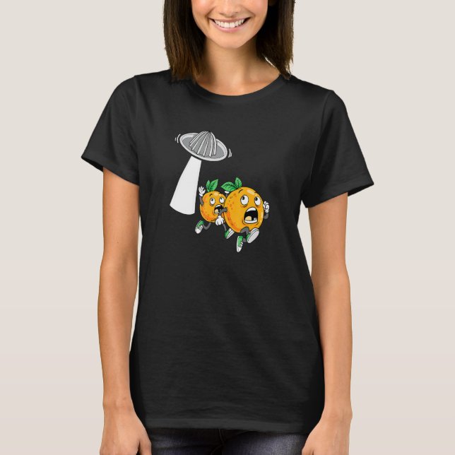 T-shirt Jus d'oranges volantes Squeezer Jus orange (Devant)