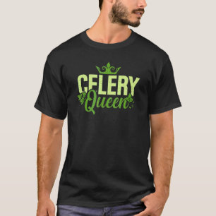 T-shirt Jus vert de désintoxication Celery Queen végétarie