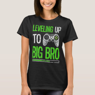 T-shirt Jusqu'À Big Bro Gamer Baby Faire-part Sib