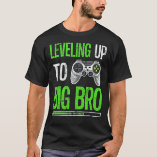 T-shirt Jusqu'À Big Bro Gamer Baby Faire-part Sib