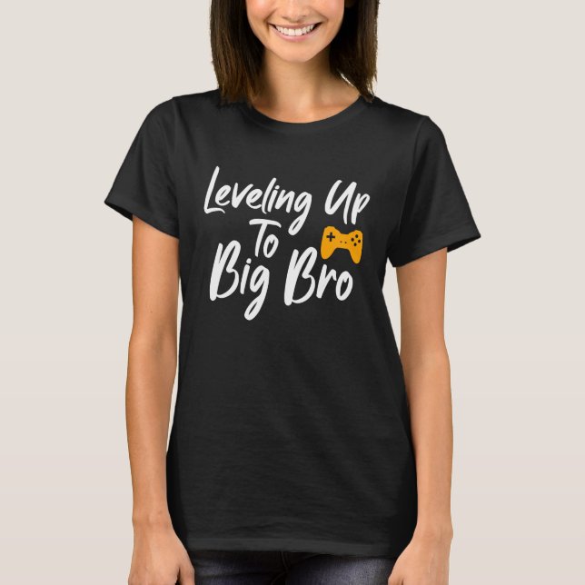 T-shirt Jusqu'à Big Bro Gamer Brother 2021 (Devant)