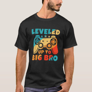 T-shirt Jusqu'à Big Bro New Brother Funny Gamer