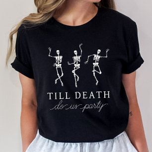 T-shirt Jusqu'à ce que la mort nous sépare, enterrement de
