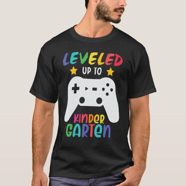 T-shirt Jusqu'À Kinder Garten Jouer À L'École (Devant)