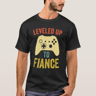 T-shirt Jusqu'À La Fiance Couple nouvellement Engagé Vinta
