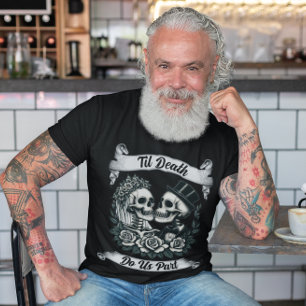 T-shirt Jusqu'à la mort nous faisons partie : mariée et ch