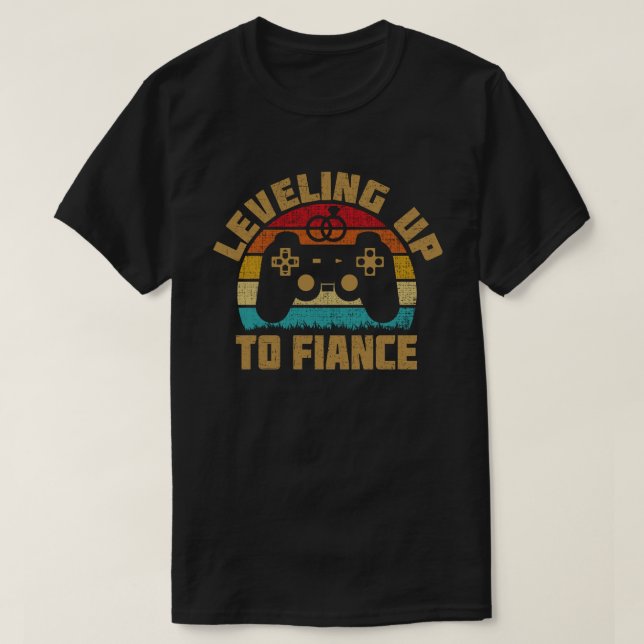 T-shirt Jusqu'Au Financement Vidéo De Couple Récemment Eng (Design devant)