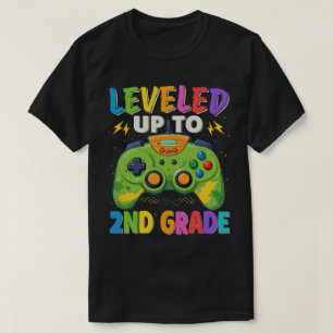 T-shirt Jusqu'Au Joueur De 2E Année Retour À L'École Garço