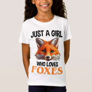 T-Shirt Just A Girl Who Loves Foxes
