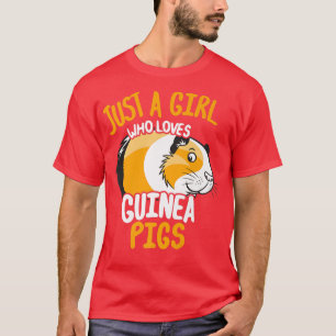 T-shirt Just A Girl Who Loves Guinea Pigs 858