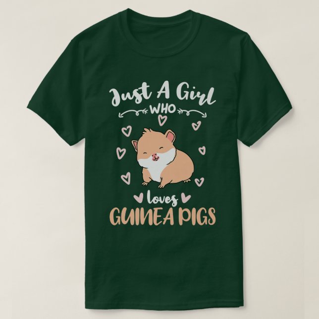 T-shirt Just A Girl Who Loves Guinea Pigs 864 (Design devant)