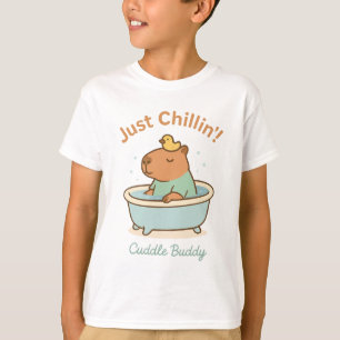 T-shirt Just Chillin' - Cute Capybara dans la baignoire dr