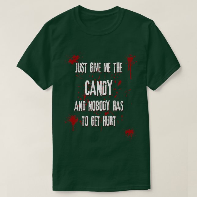 T-shirt Just Give Me The Candy Trick or TreatHalloween Spo (Design devant)