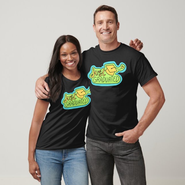 T - Shirt JUST_GRADUATED (auch andere Farben versu (Unisex)