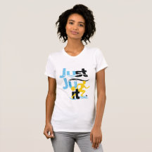 "Just Ju It" élégant slim fit dames tee