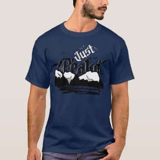 T-shirt Just Peaks Mountain Graffiti Street Art drôle