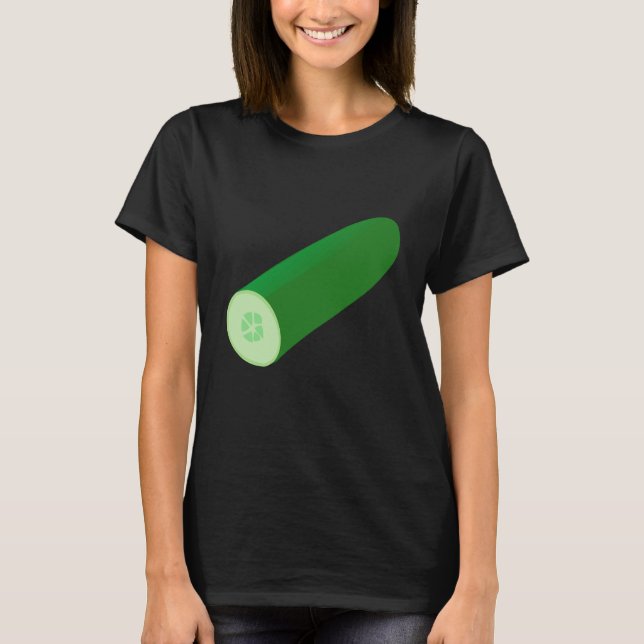 T-shirt Just Really Like Cucumbers Cucumber Pickle Vegetab (Devant)
