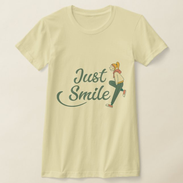 T-shirt Just Smile (Poser)