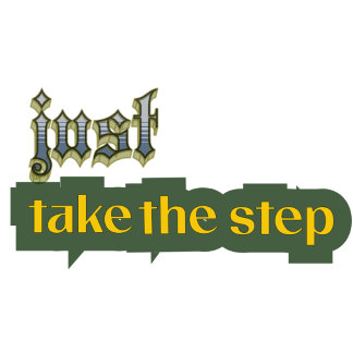 T-shirt Just Take the Step – Motivational Typography Desig