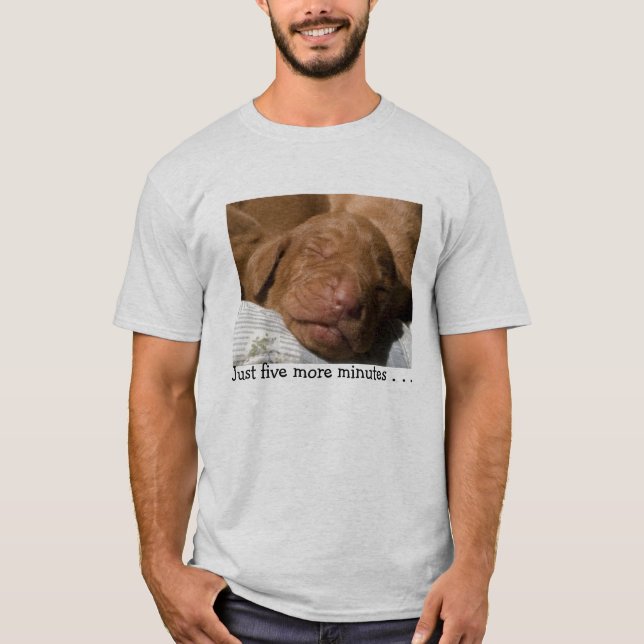 T-shirt Juste 5 mintes supplémentaires (Devant)