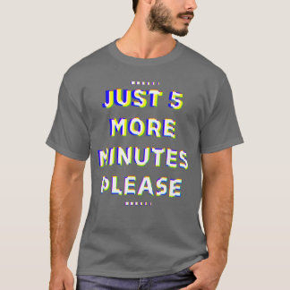 T-shirt Juste 5 Minutes I Manette PS5 Cadeau de jeu