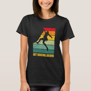 T-shirt Juste Accroché autour de Graphic Bouldering Boulde